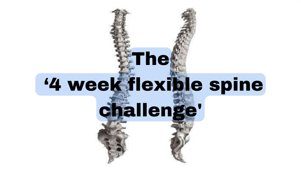 The ‘4 week flexible spine challenge’ MANCHESTER